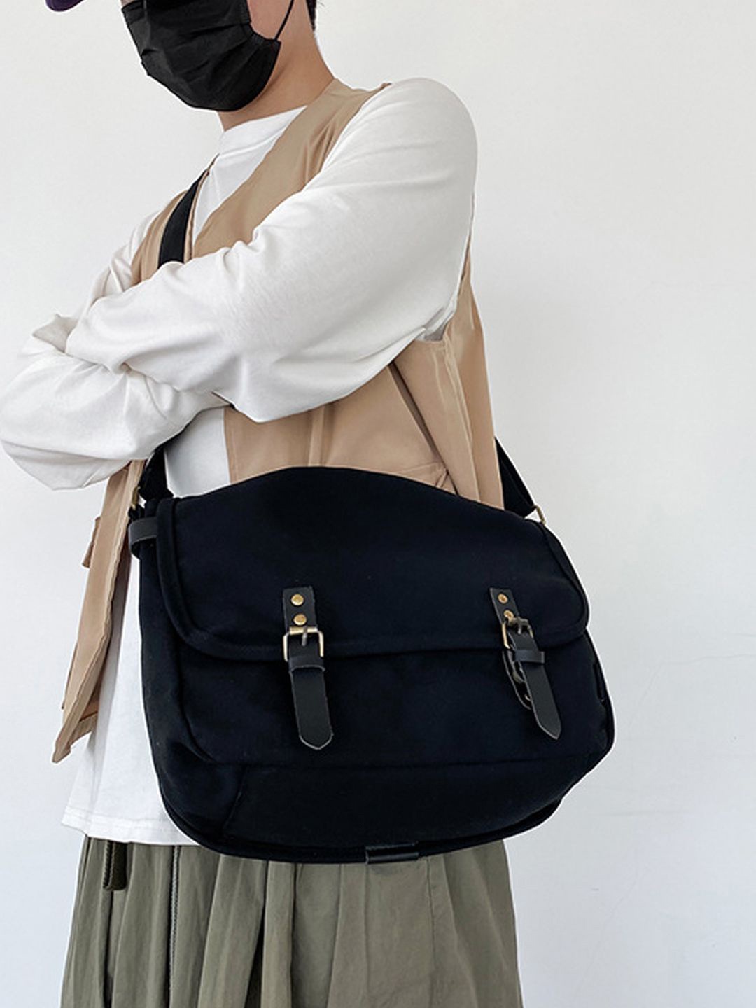 

StyleCast Checked Structured Handheld Bag with, Na