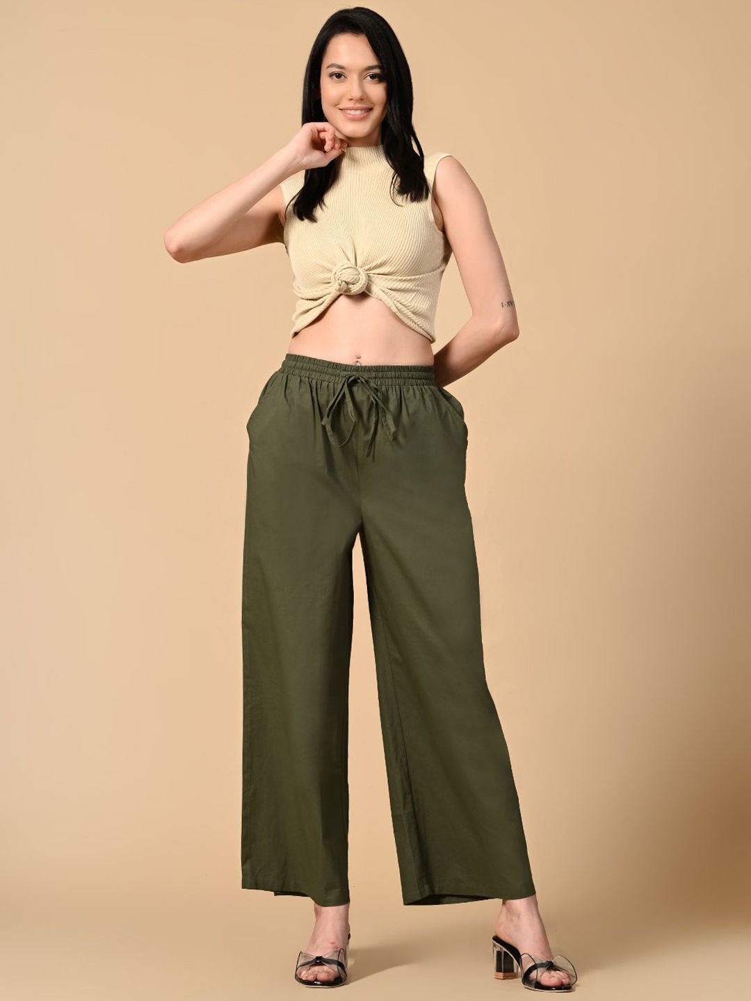 

all about you Women Trousers, Green