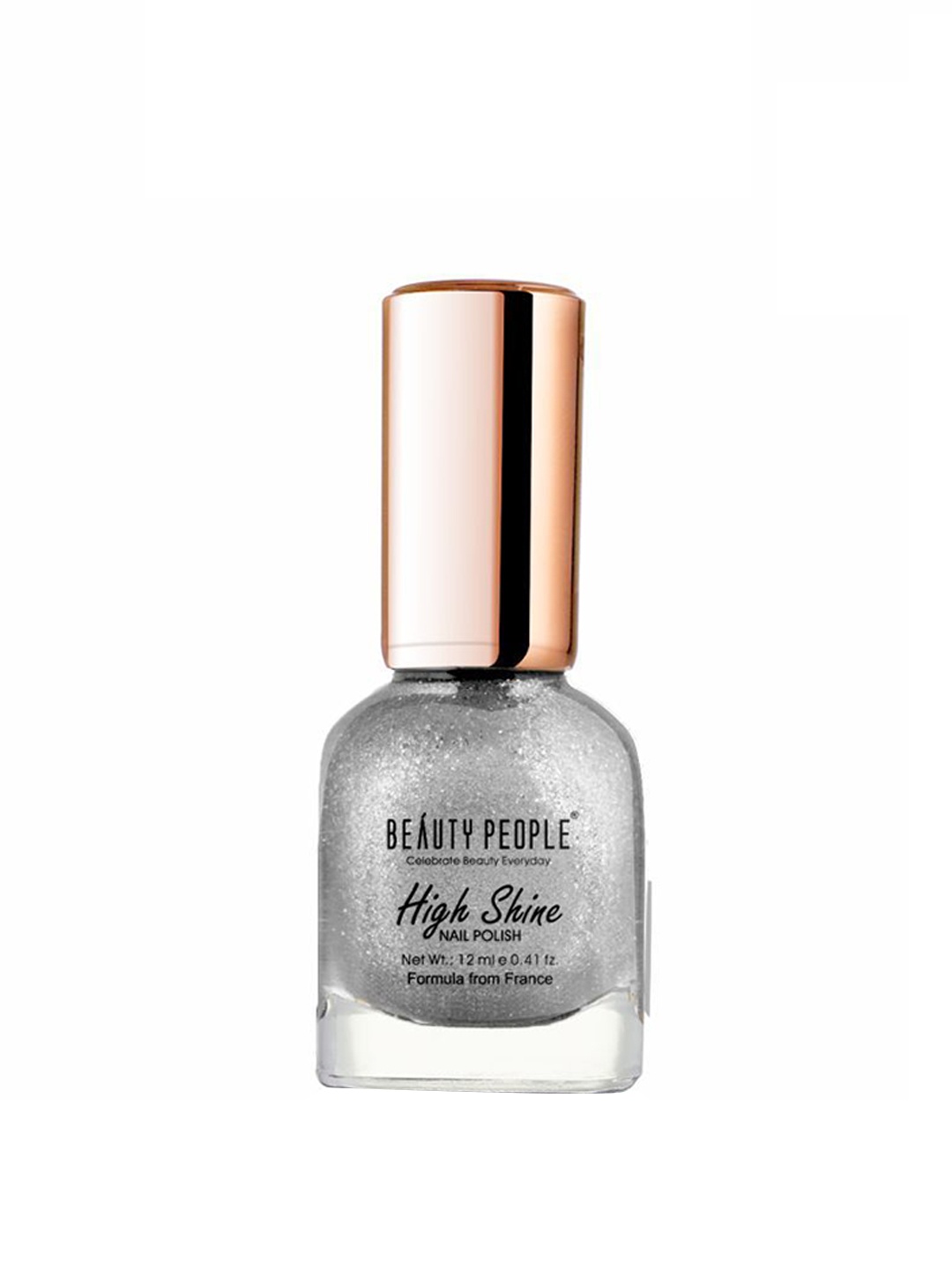 

Beauty People High Shine Long Lasting Glossy Nail Polish 12ml - Selfish Silver