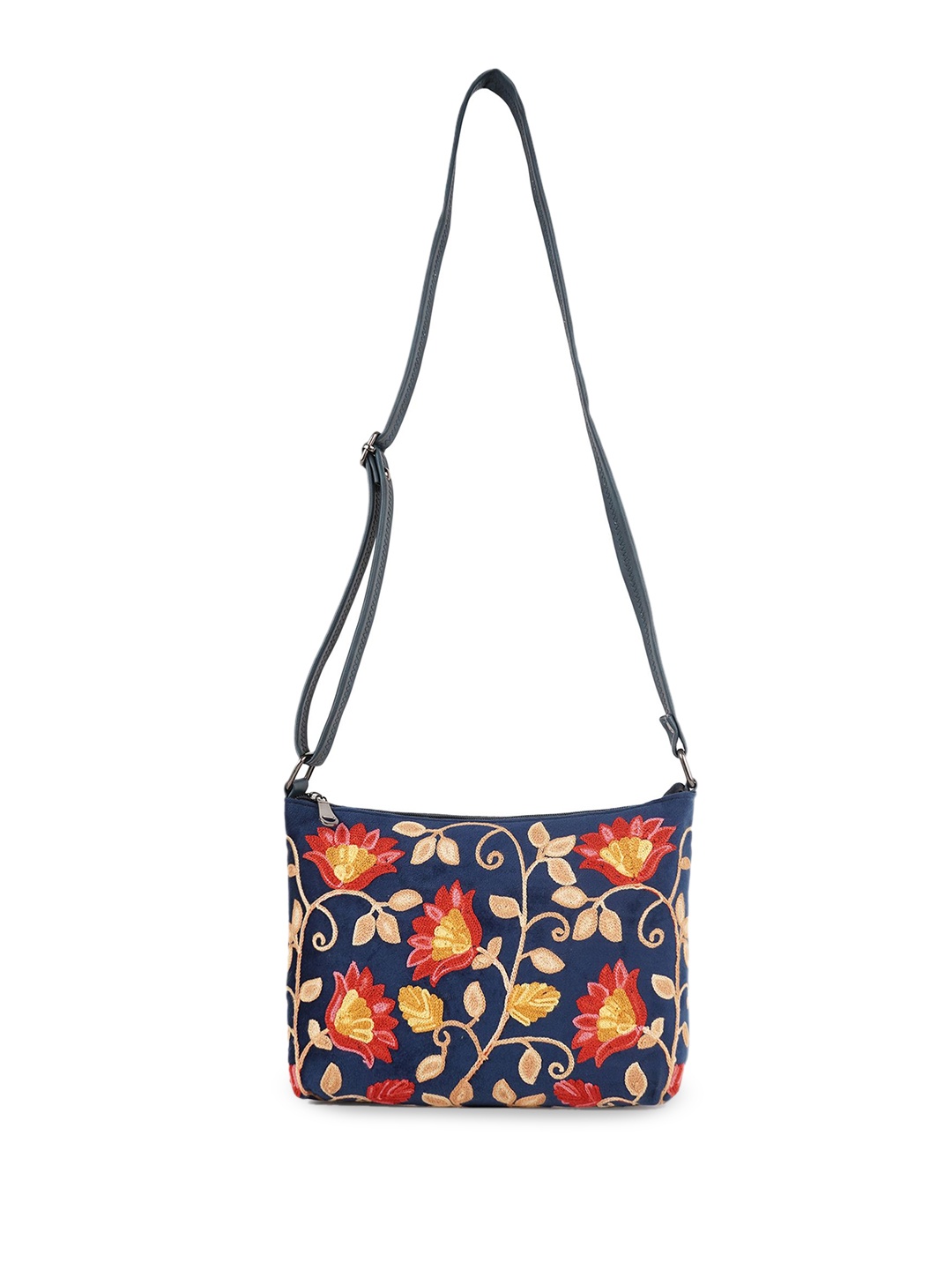 

YOYOWING Colourblocked Shopper Sling Bag, Navy blue