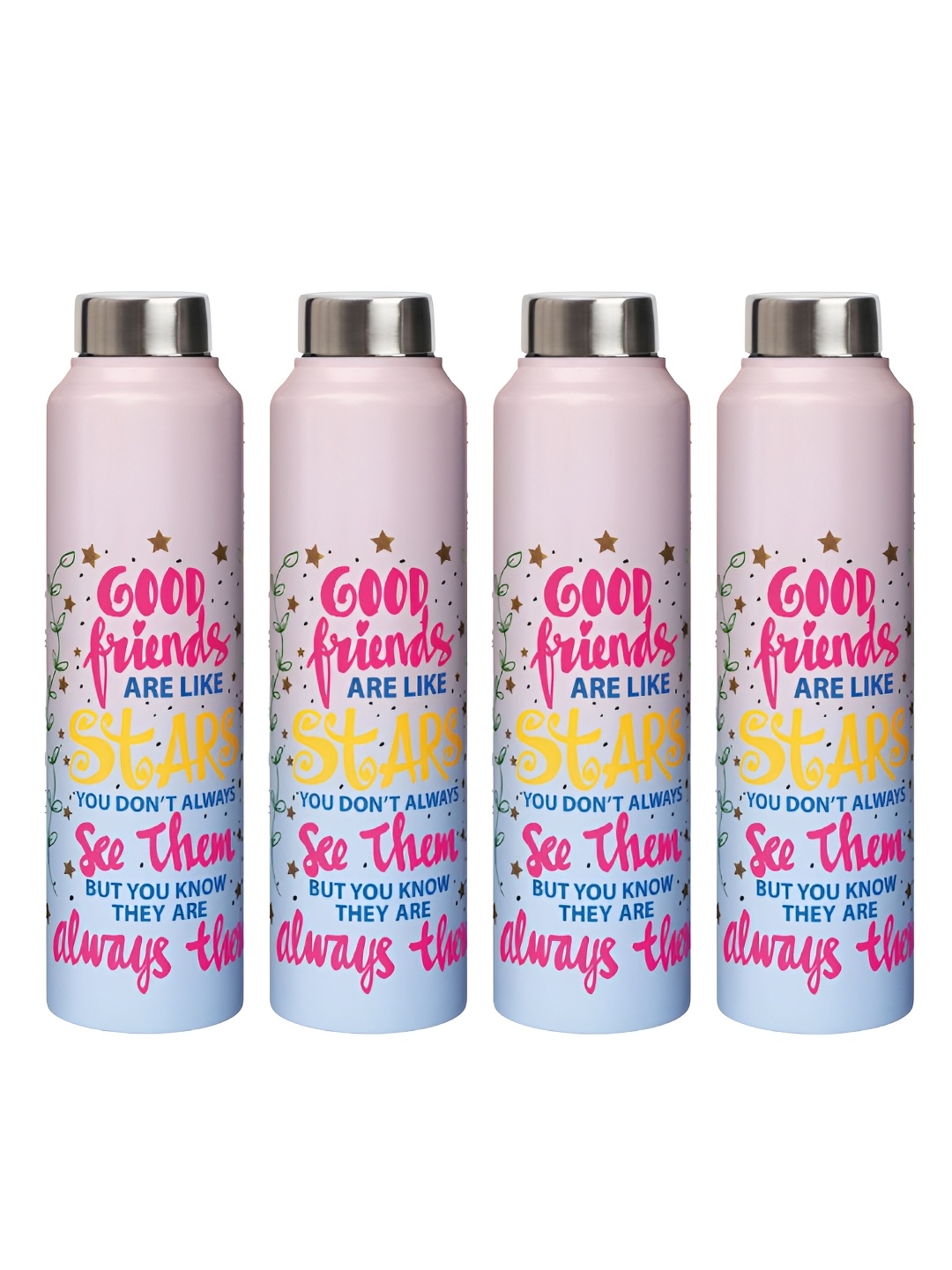 

Speedex Multicoloured Single Stainless Steel Solid Water Bottle, Multi