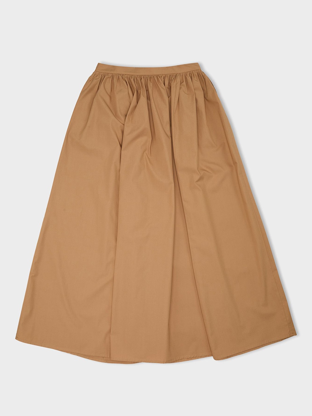 

DeFacto Women Flared Ankle Length Skirt, Beige