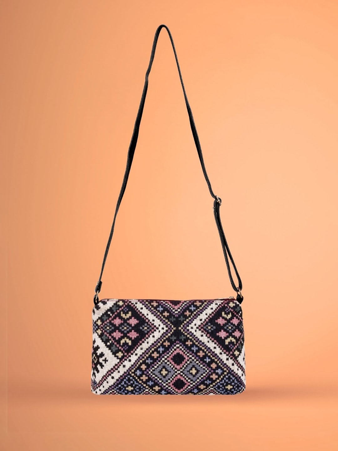 

LIKE STYLE Ethnic Motifs Sling Bag, Multi