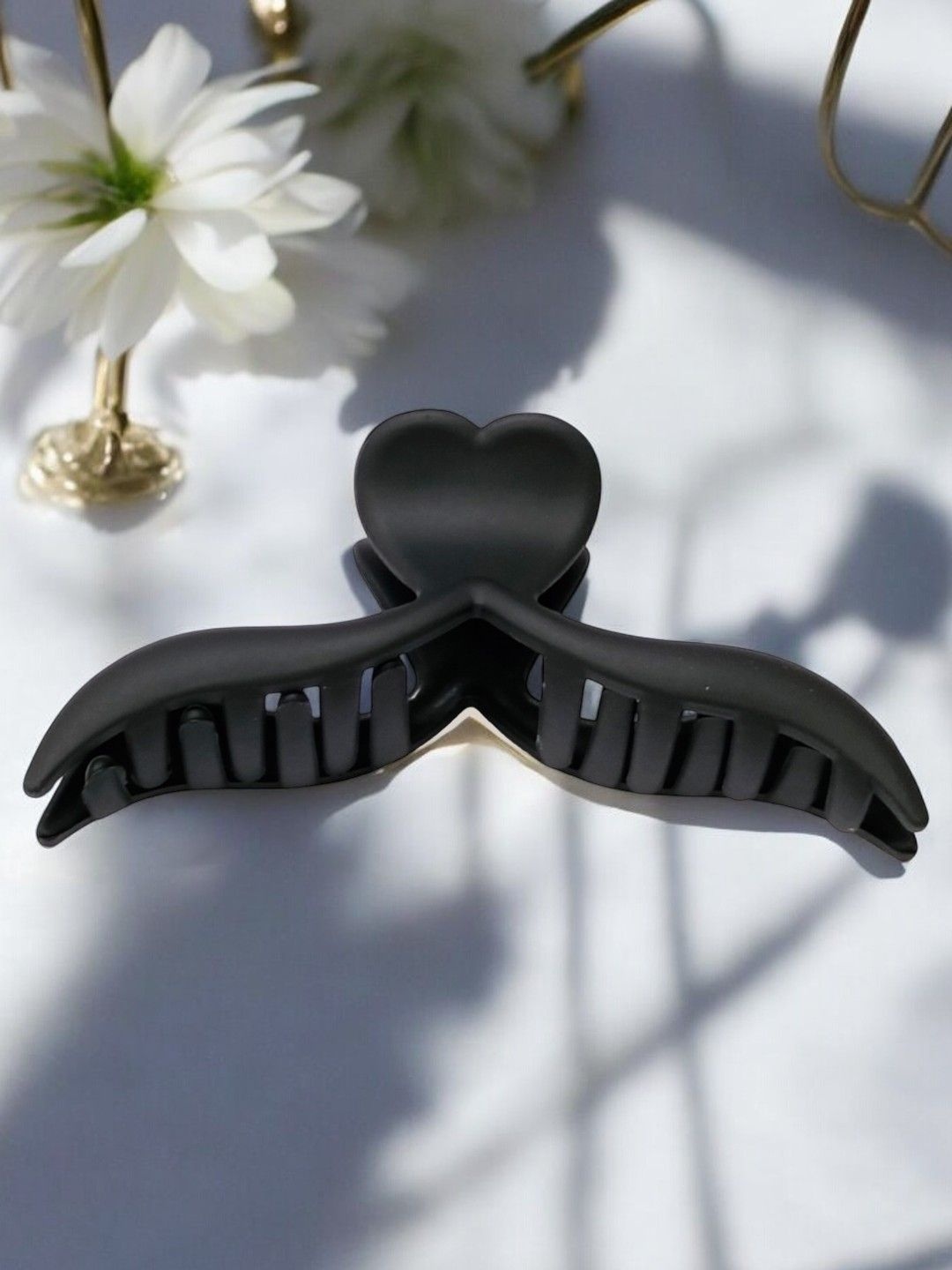 

fabula Women Embellished Claw Clip, Black