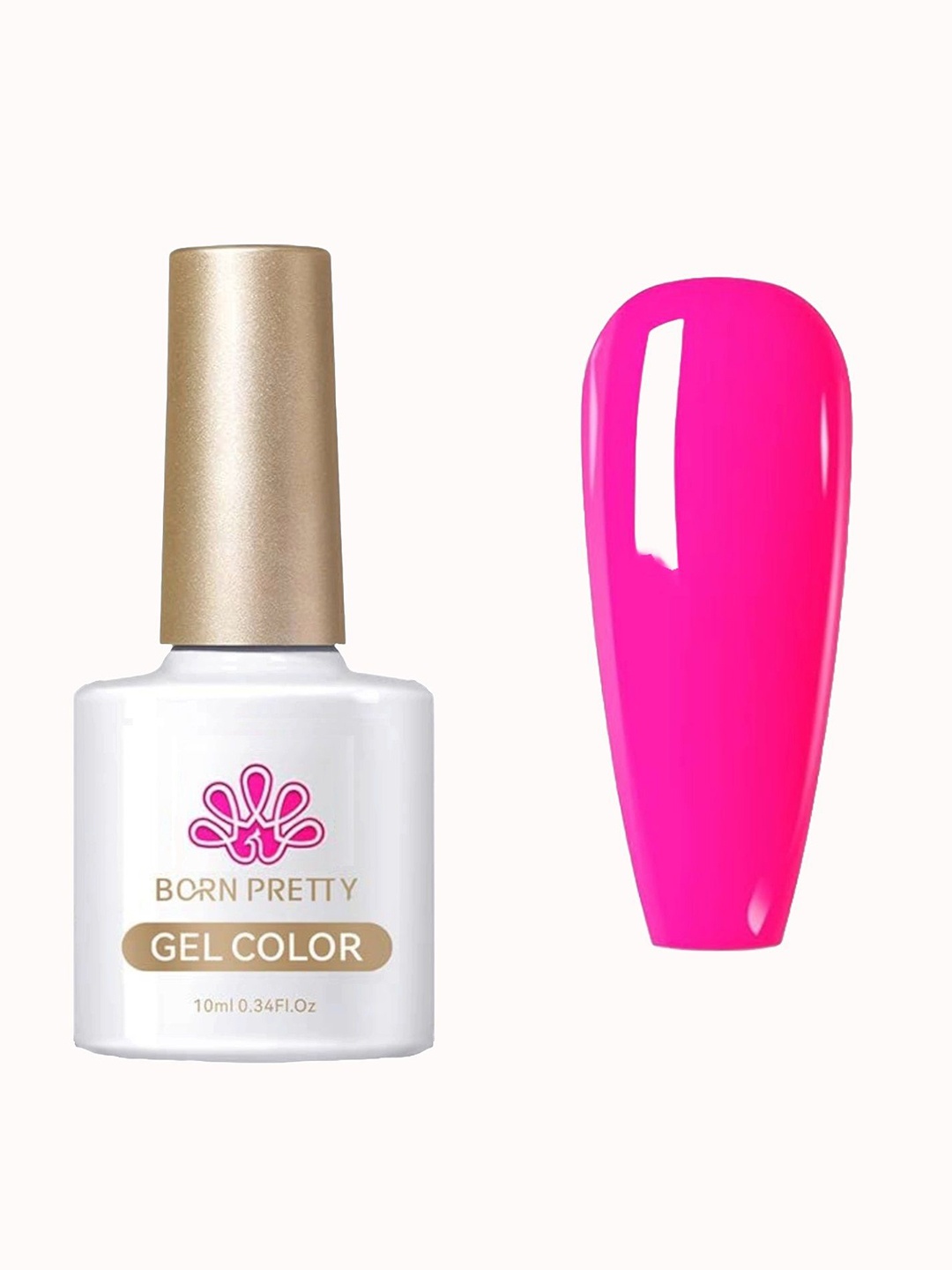 

BORN PRETTY Long Wearing Gel Nail Polish - 10 ml - HP05, Pink