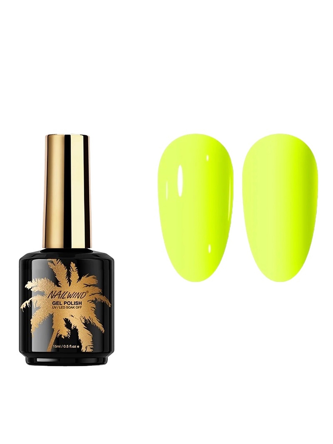 

NAILWIND UV & LED Soak-Off Gel Nail Polish 15ml - Shade N045, Fluorescent green