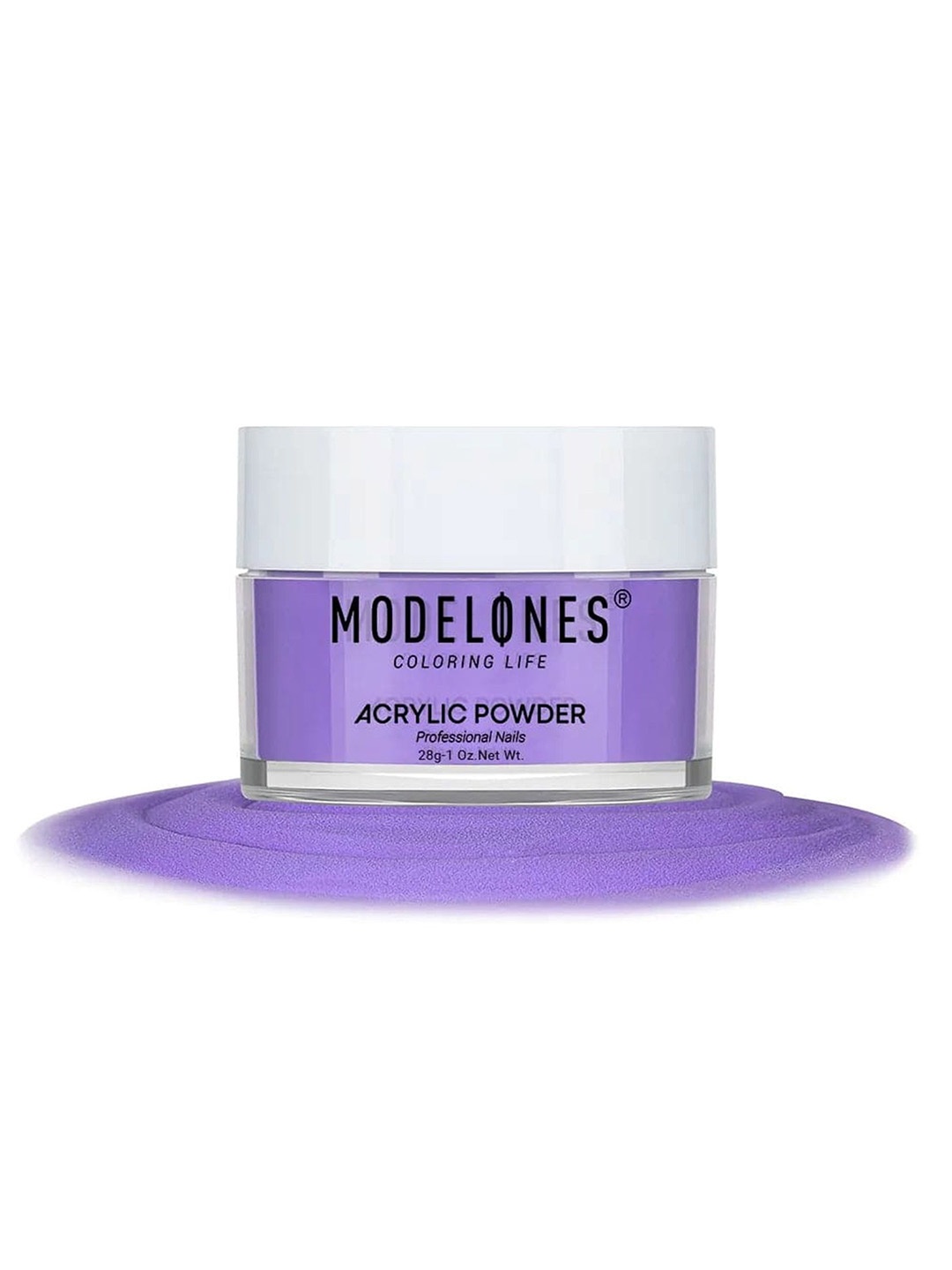 

Modelones Carving Polymer French Manicure Nail Art Acrylic Powder 28g, Purple