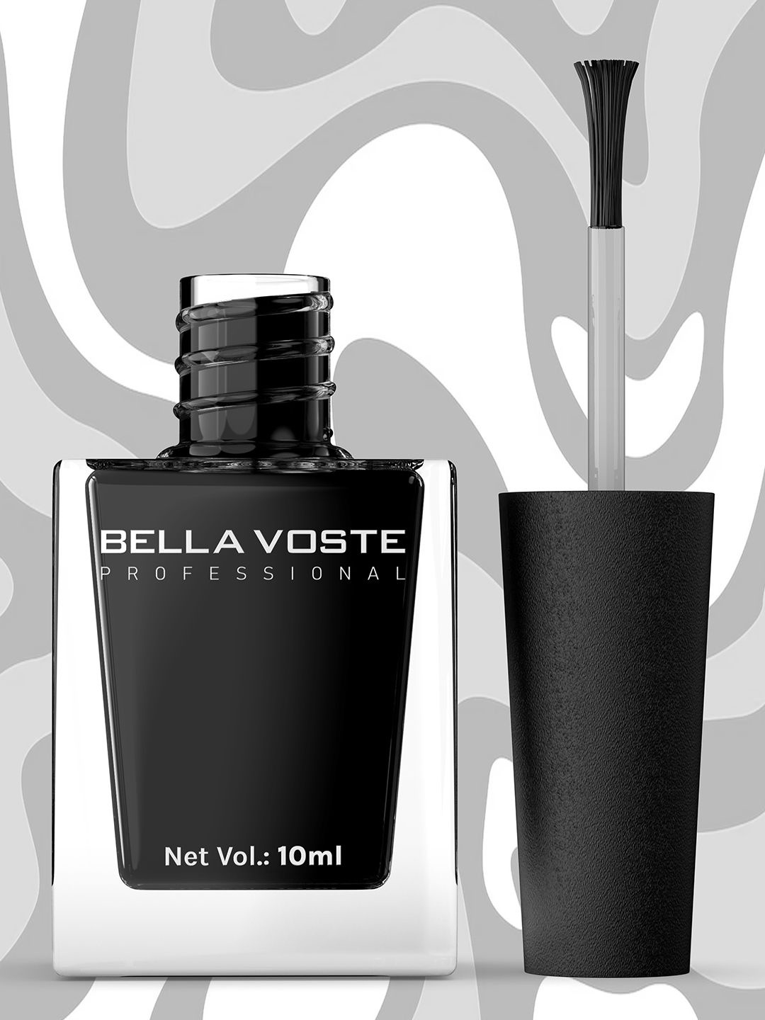 

Bella Voste Vegan Matt Long-Wearing Nail Polish 10ml - M06, Black