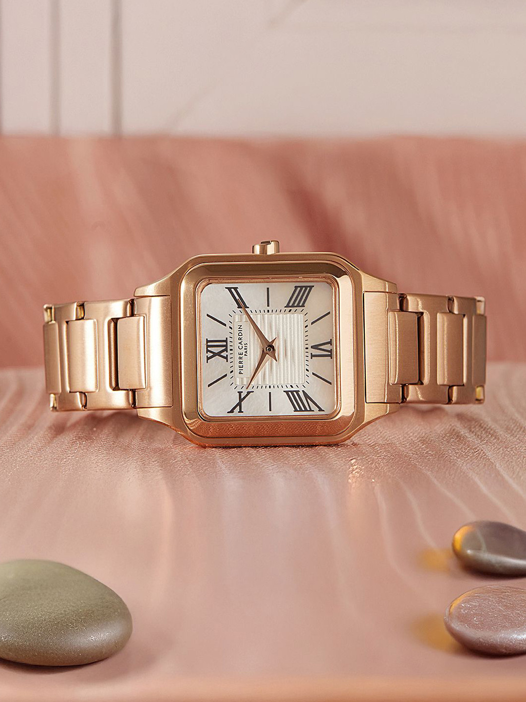 

pierre cardin Women Dial & Stainless Steel Straps Analogue Multi Function Watch CF.1011.MR.2