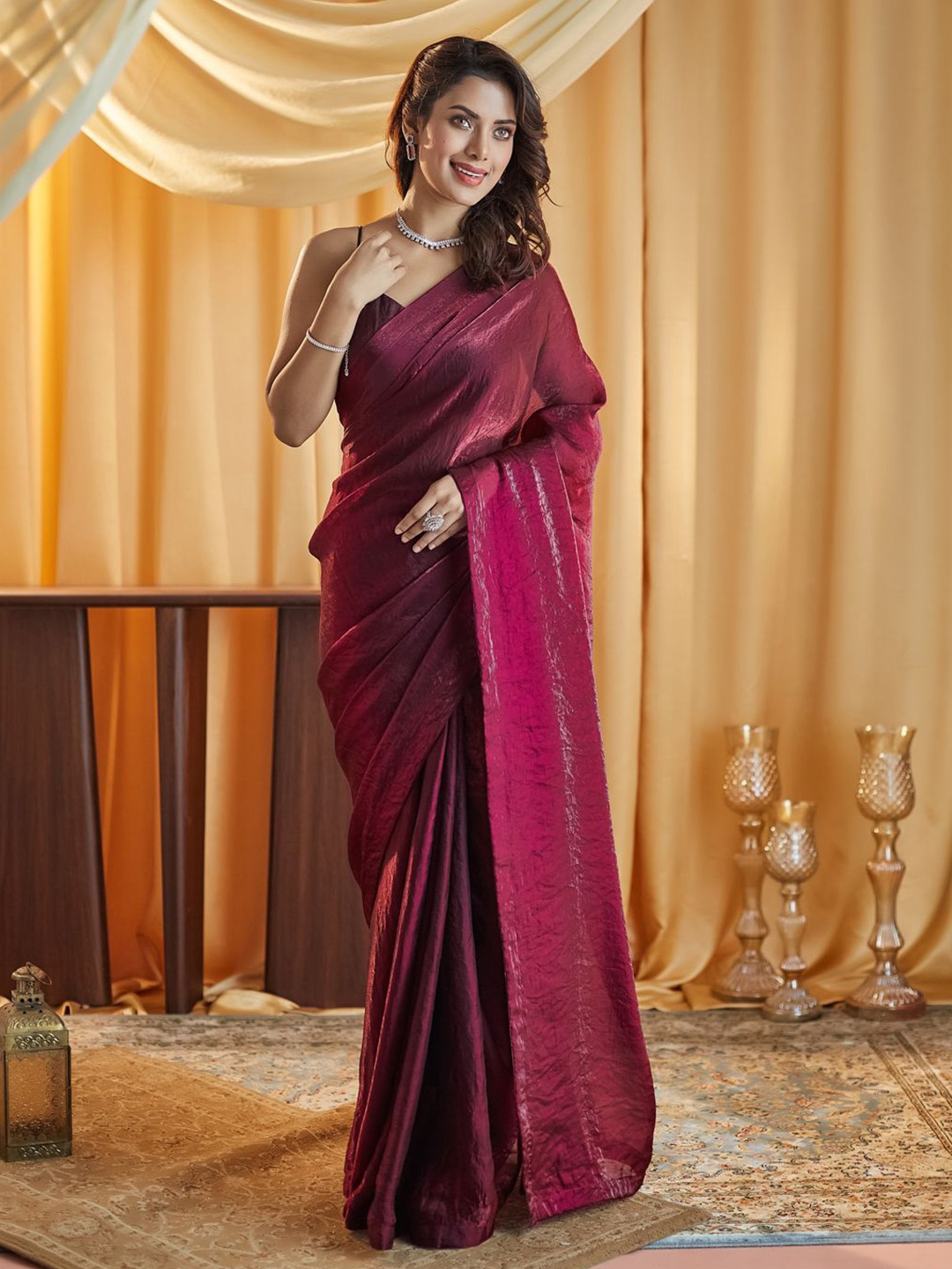 

kasee Saree, Maroon