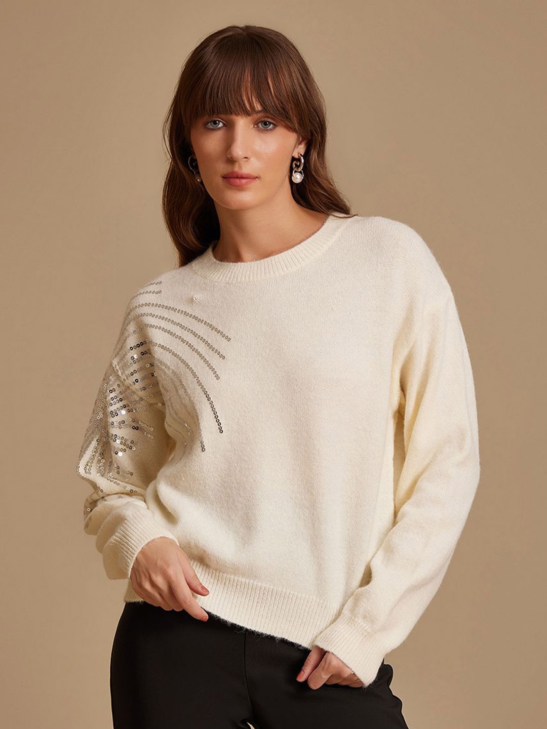 

Kazo Women Pullover, Beige