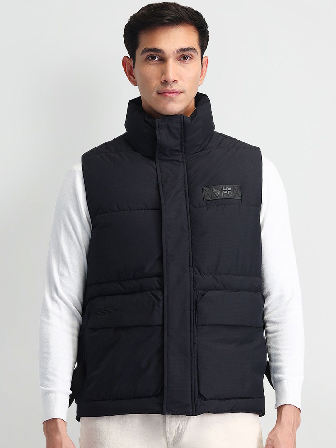 

U.S. Polo Assn. Denim Co. Men Longline Padded Jacket, Blue