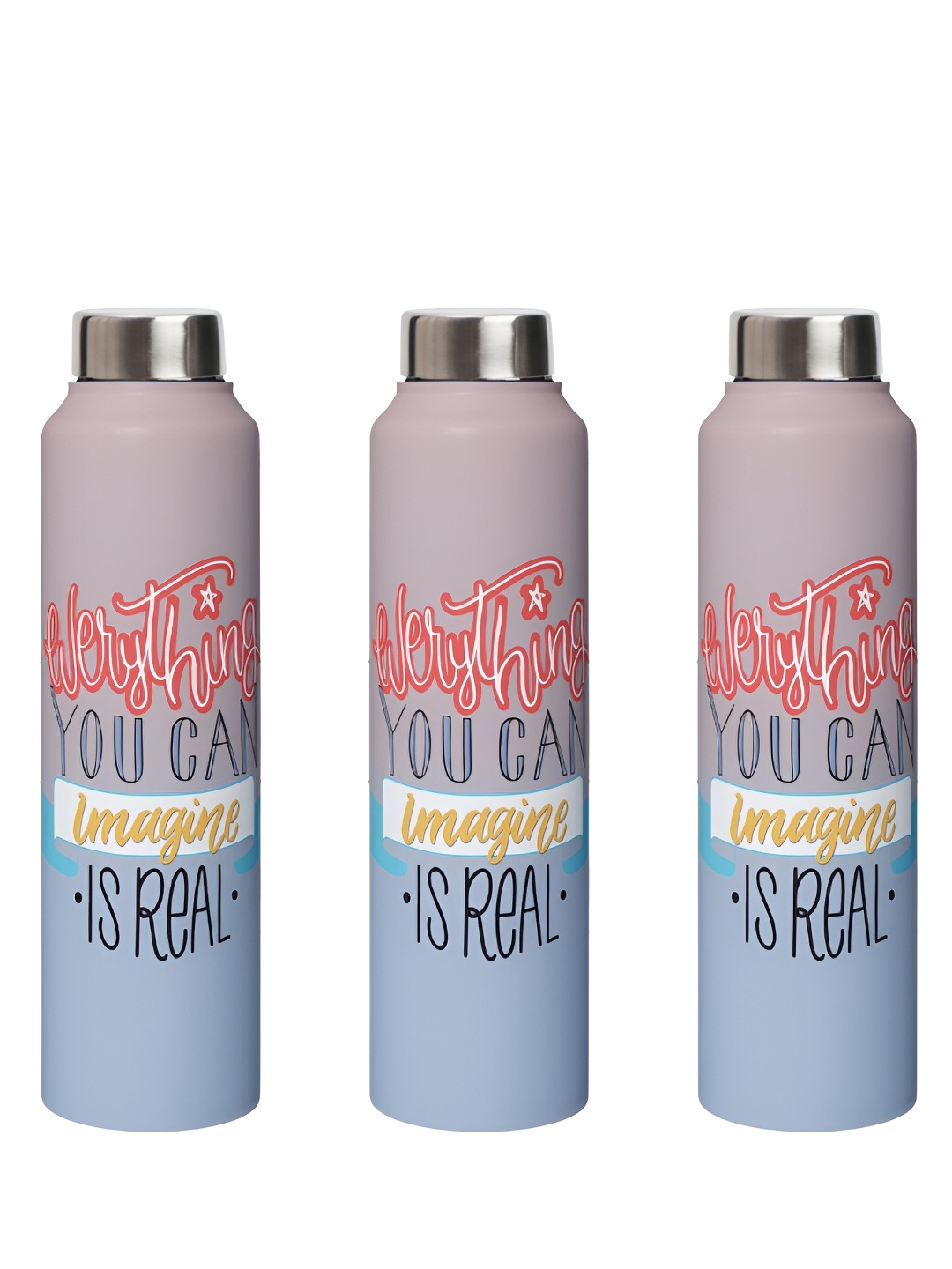 

Speedex Multicoloured Single Stainless Steel Solid Water Bottle, Multi