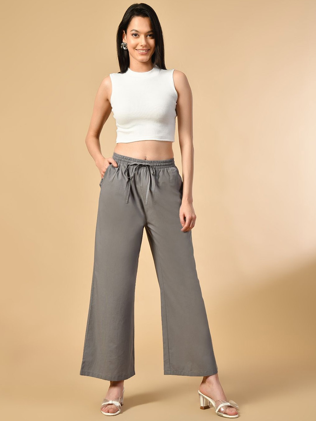 

all about you Women Trousers, Grey