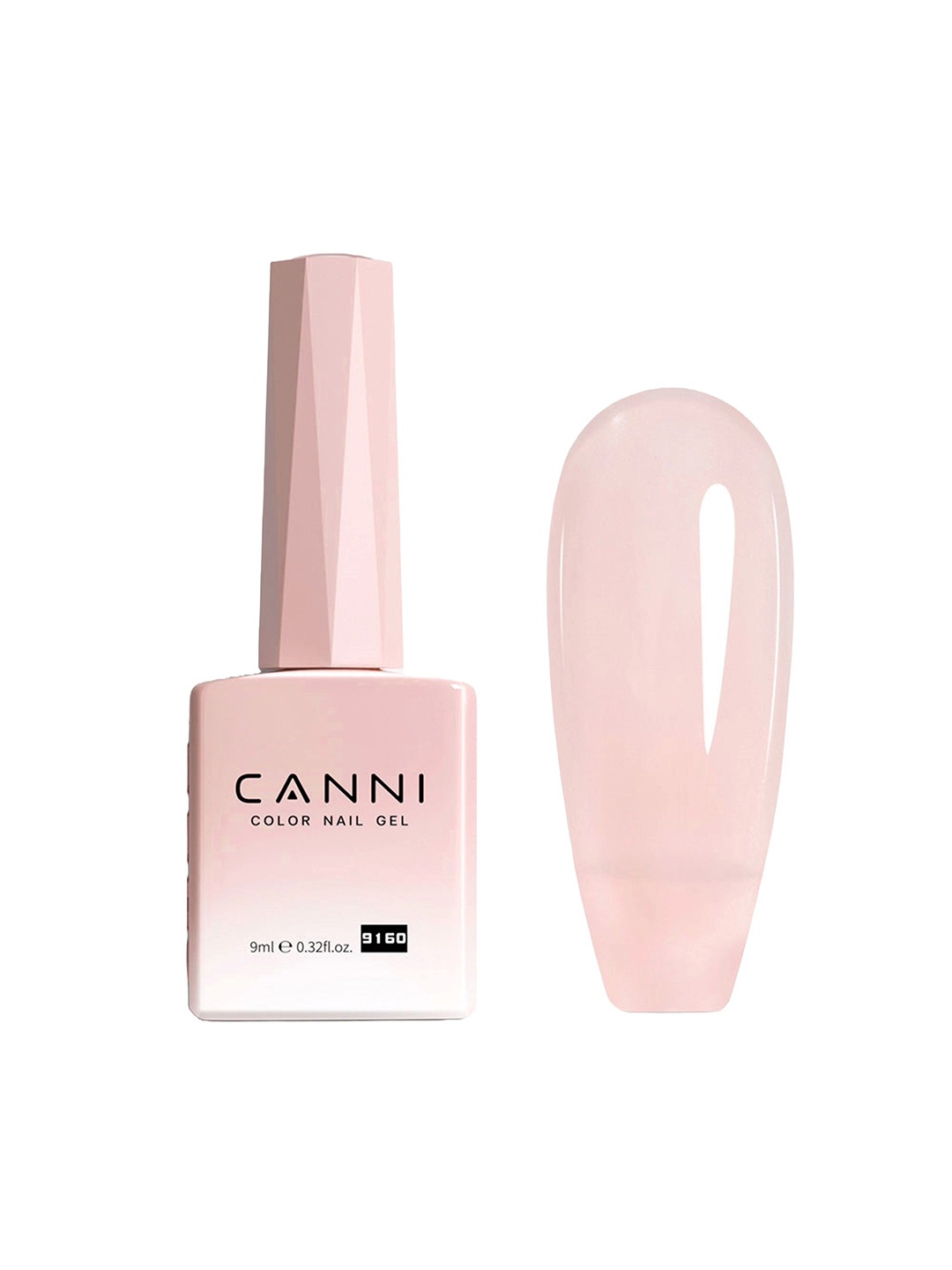 

CANNI Hema Free UV Jelly Color Gel Nail Polish - 9 ml - 9160, Pink
