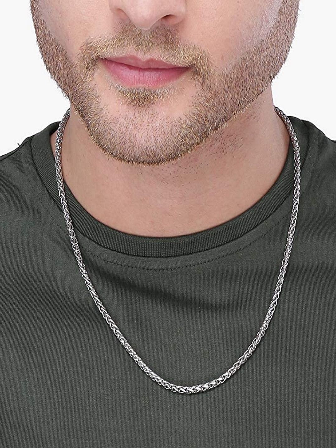 

fabula Men Handcrafted Chain, Silver