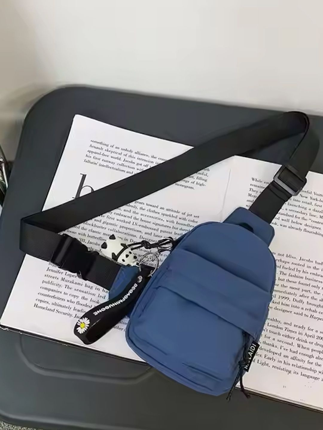 

StyleCast Navy Blue Crossbody Backpack