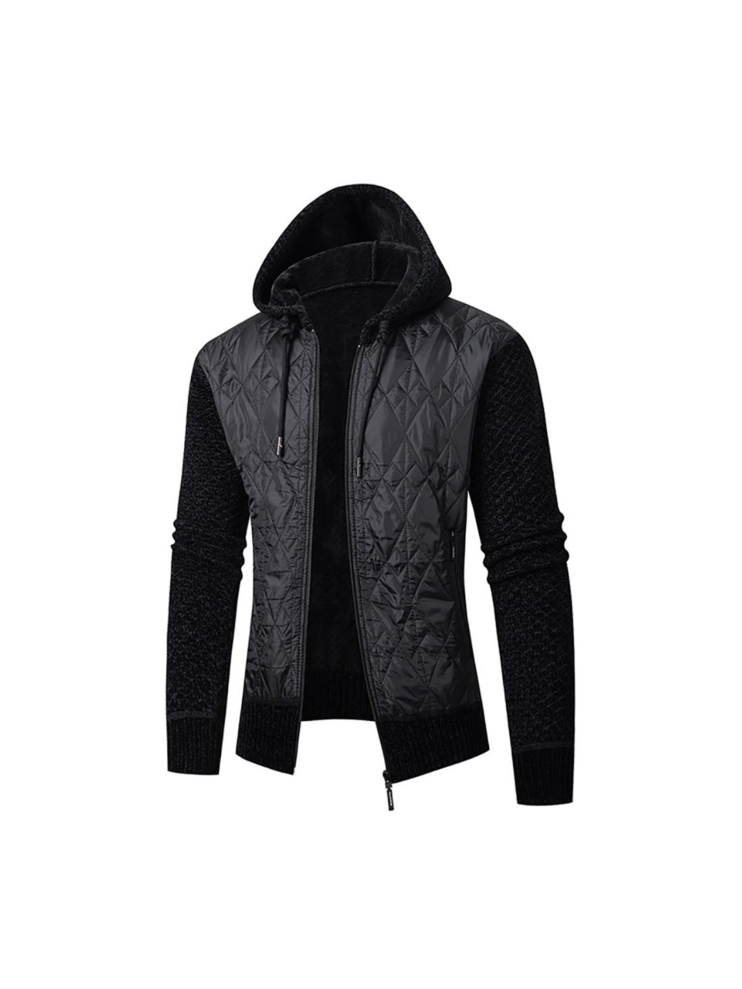 

StyleCast x Revolte Men Lightweight Open Front Jacket, Black