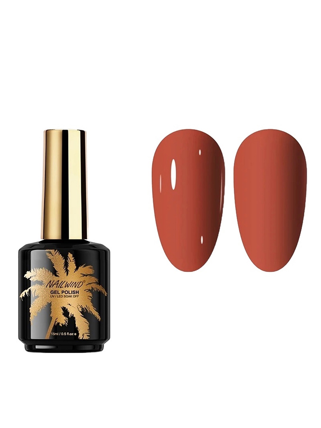 

NAILWIND UV & LED Soak Off Gel Nail Polish - 15ml - N028, Rust