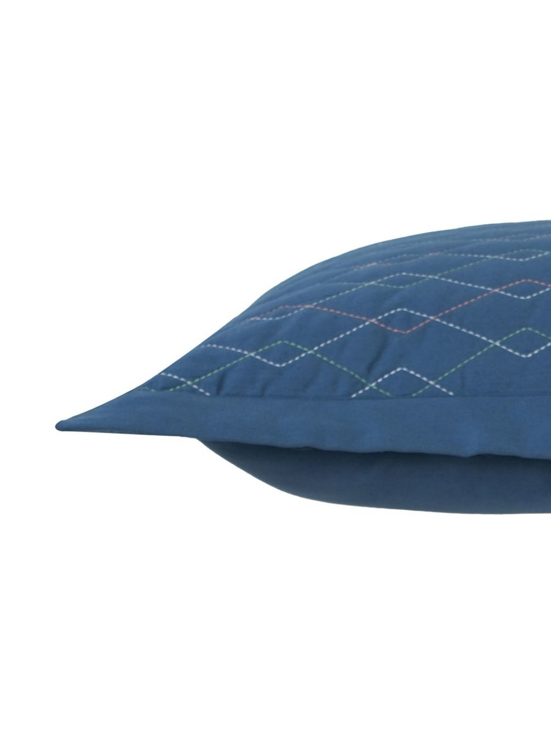 

MASPAR Blue 2 Pieces Abstract Pure Cotton Rectangle Pillow Covers