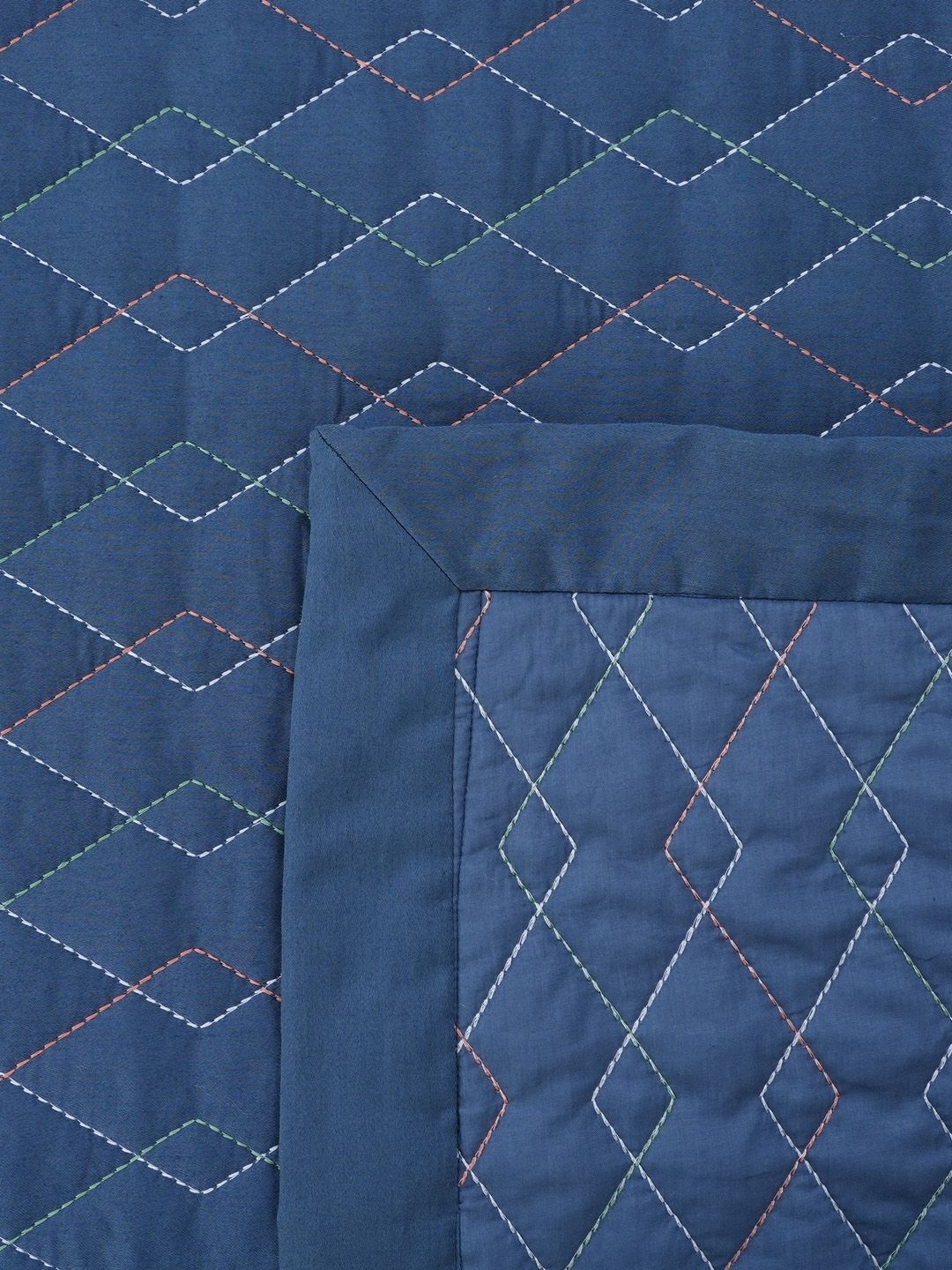 

MASPAR Indigenous Artisan Blue Printed 110 GSM AC Quilt