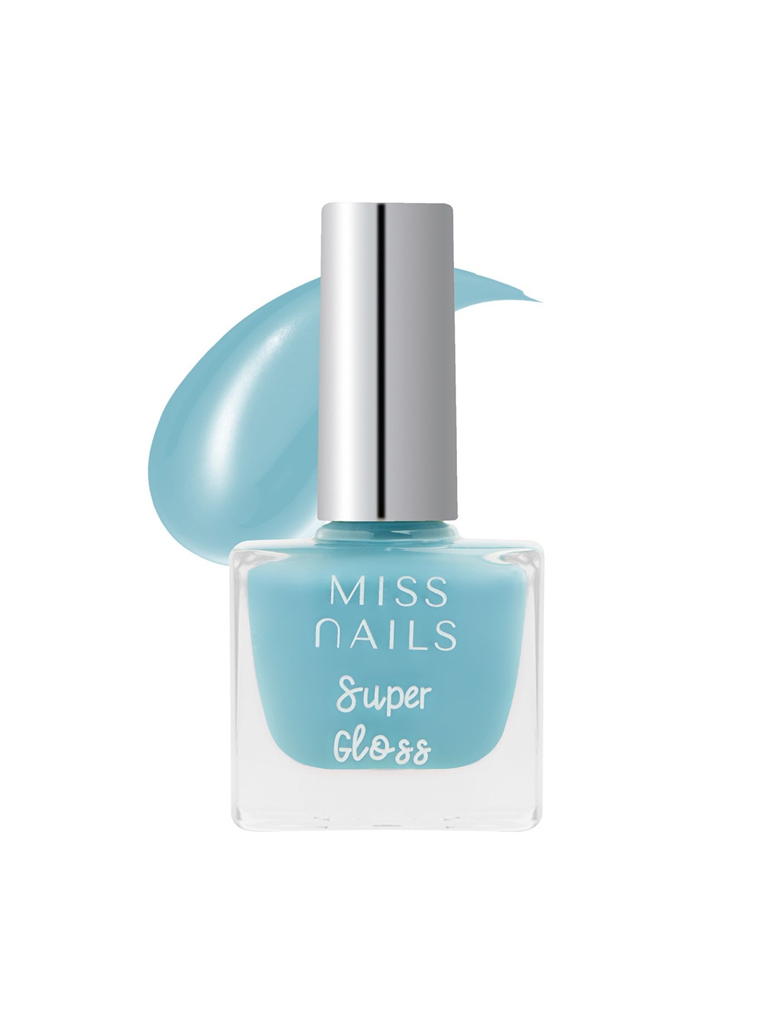 

MISS NAILS Super Gloss Nail Paint - 10 ml - SG14, Blue