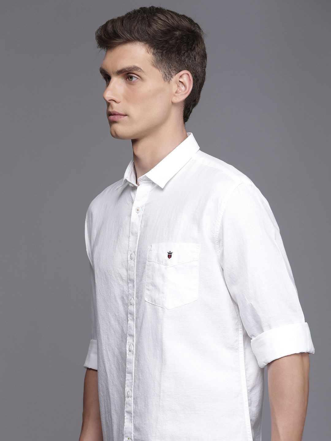

Louis Philippe Sport Slim Fit Pure Cotton Shirt, White