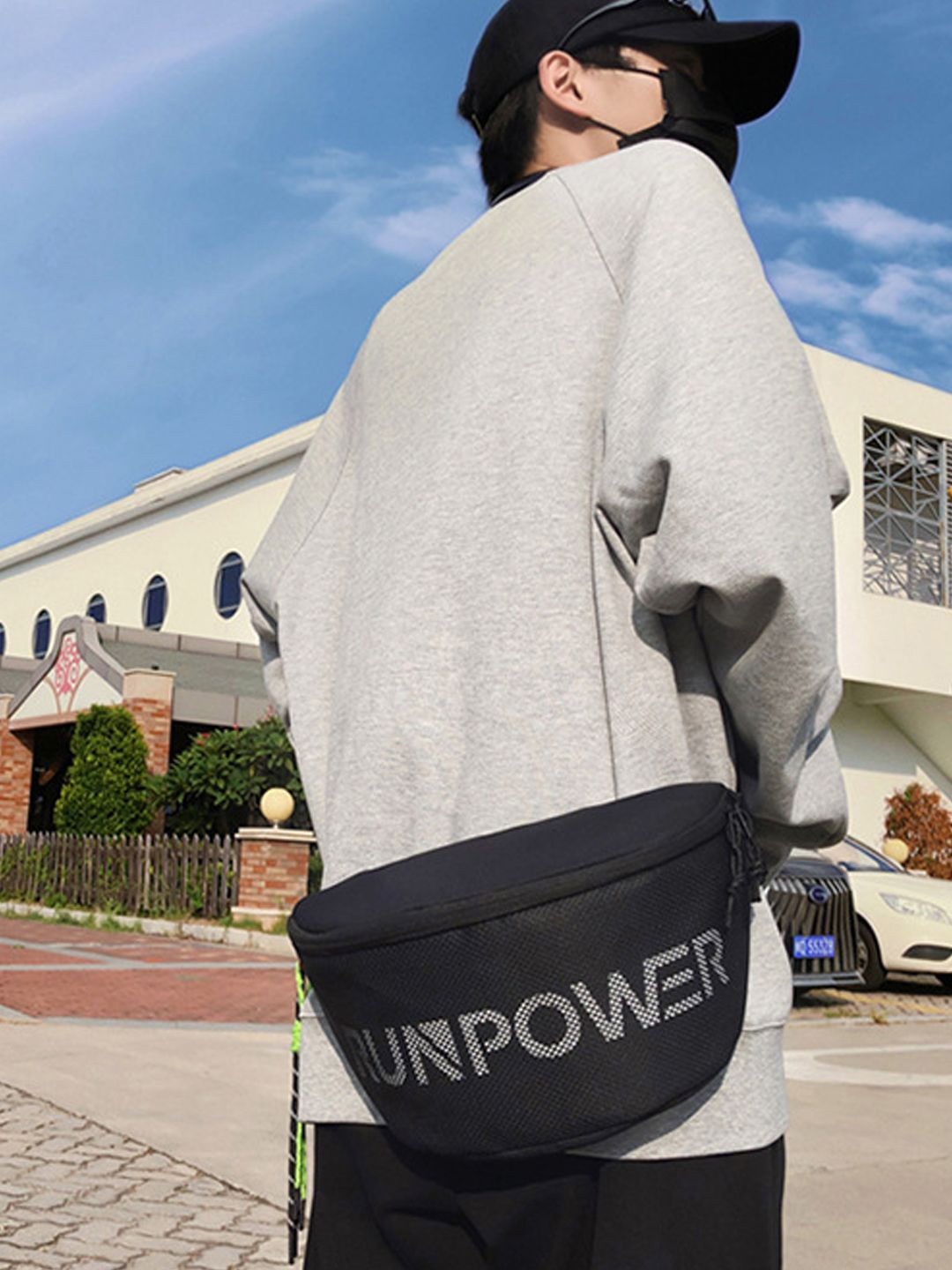 

StyleCast Checked Fanny Pack, Na