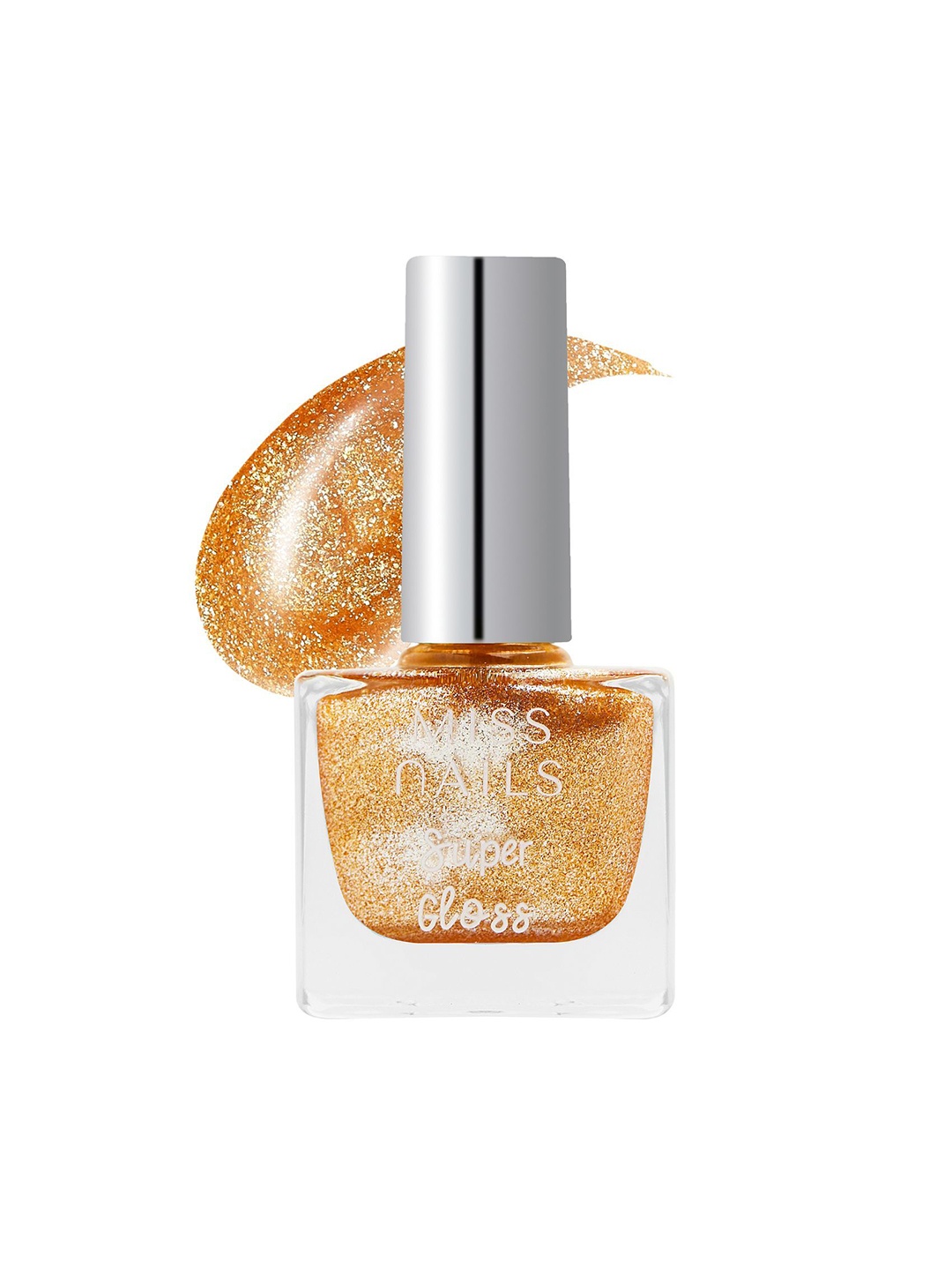 

MISS NAILS Super Gloss Nail Paint - 10 ml - SG24, Gold