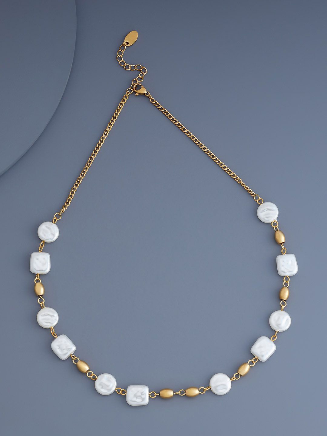 

Kushal's Fashion Jewellery Copper Gold-Plated Necklace