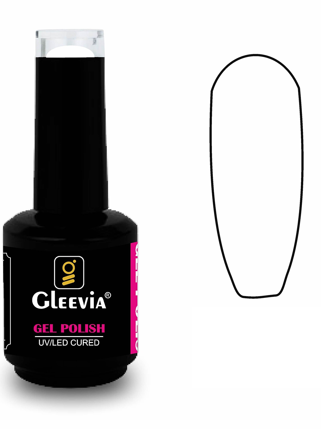 

Gleevia UV Gel Nail Polish - 15 ml - Shade S18, Nude