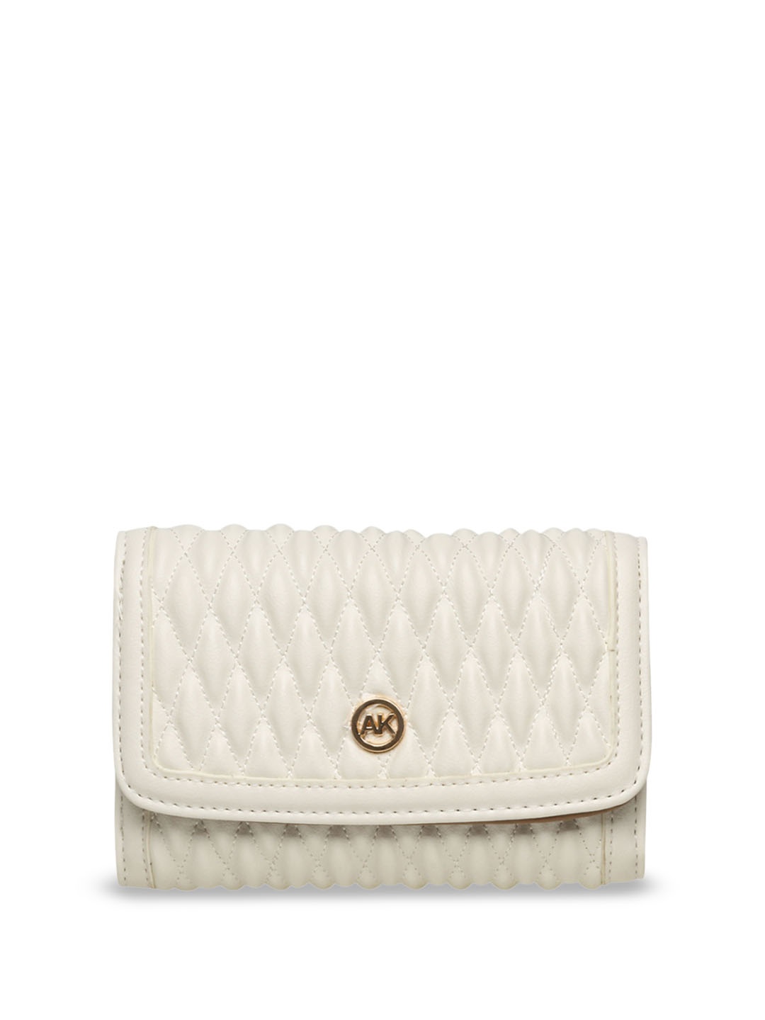 

ANNE KLEIN Structured Sling Bag with Quilted, White