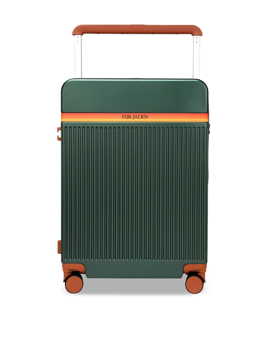 

FUR JADEN The Aviator Hard Sided Trolley Suitcase, Green