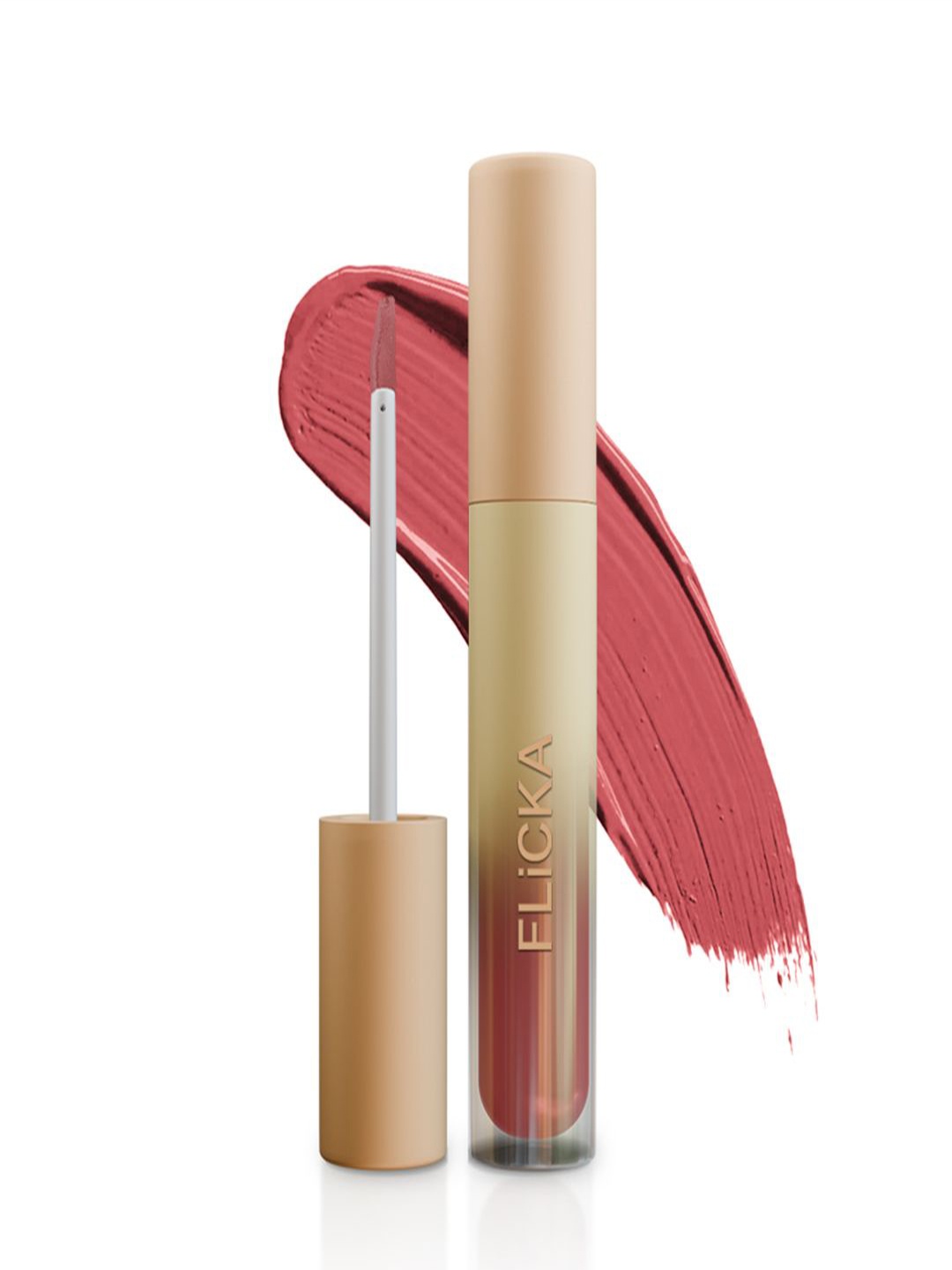 

FLiCKA R U Ready Long Lasting Matte Liquid Lipstick - 5 ml - Bare Love03, Pink