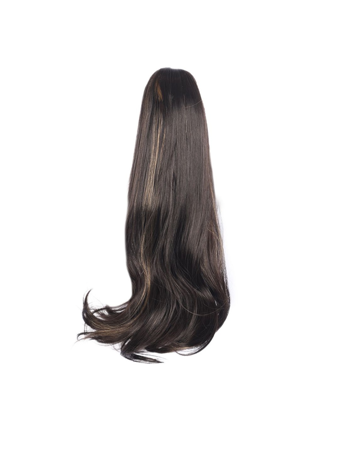 

AHS Wavy Clip-In Ponytail Hair Extension- Golden Highlights, Brown
