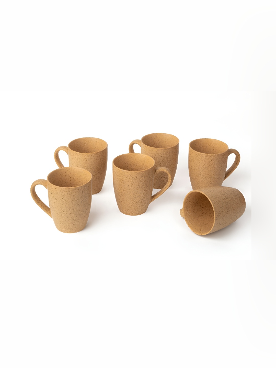 

BODHI HOUSE Mustard Solid Ceramic Matte Cups Set of Cups and Mugs