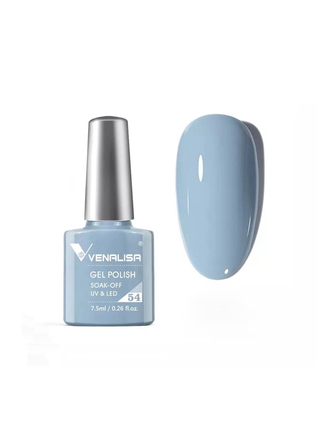 

VENALISA Soak Off UV LED Gel Nail Polish 7.5 ml - Shade 54, Blue