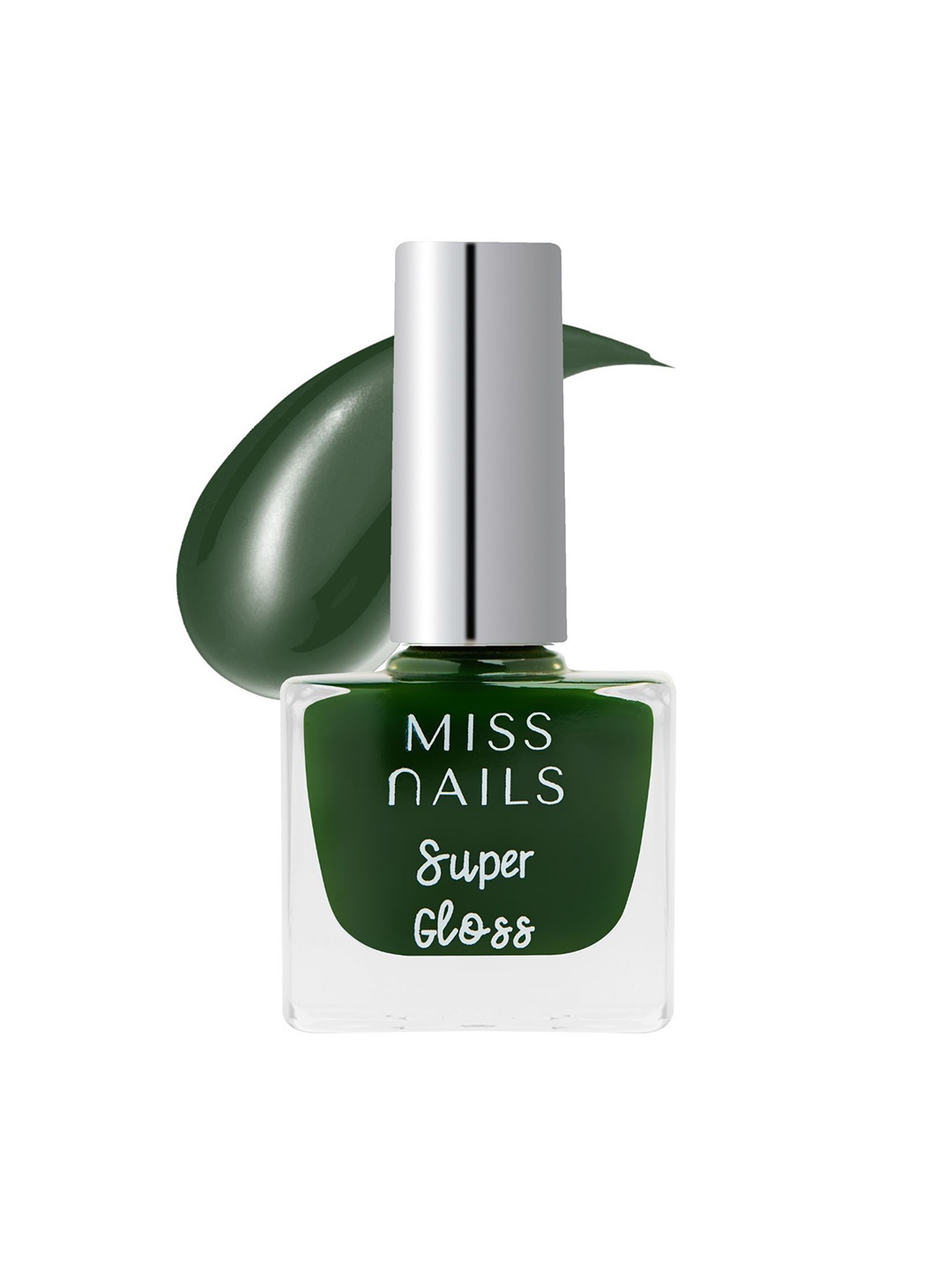 

MISS NAILS Super Gloss Nail Polish- 10 ml- SG09, Green