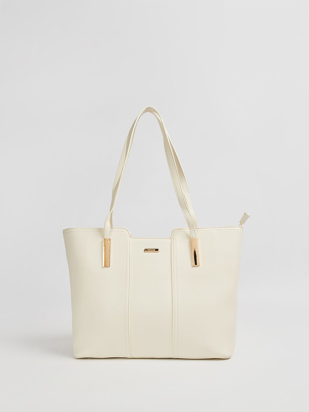 

CODE by Lifestyle PU Oversized Shopper Shoulder Bag, White