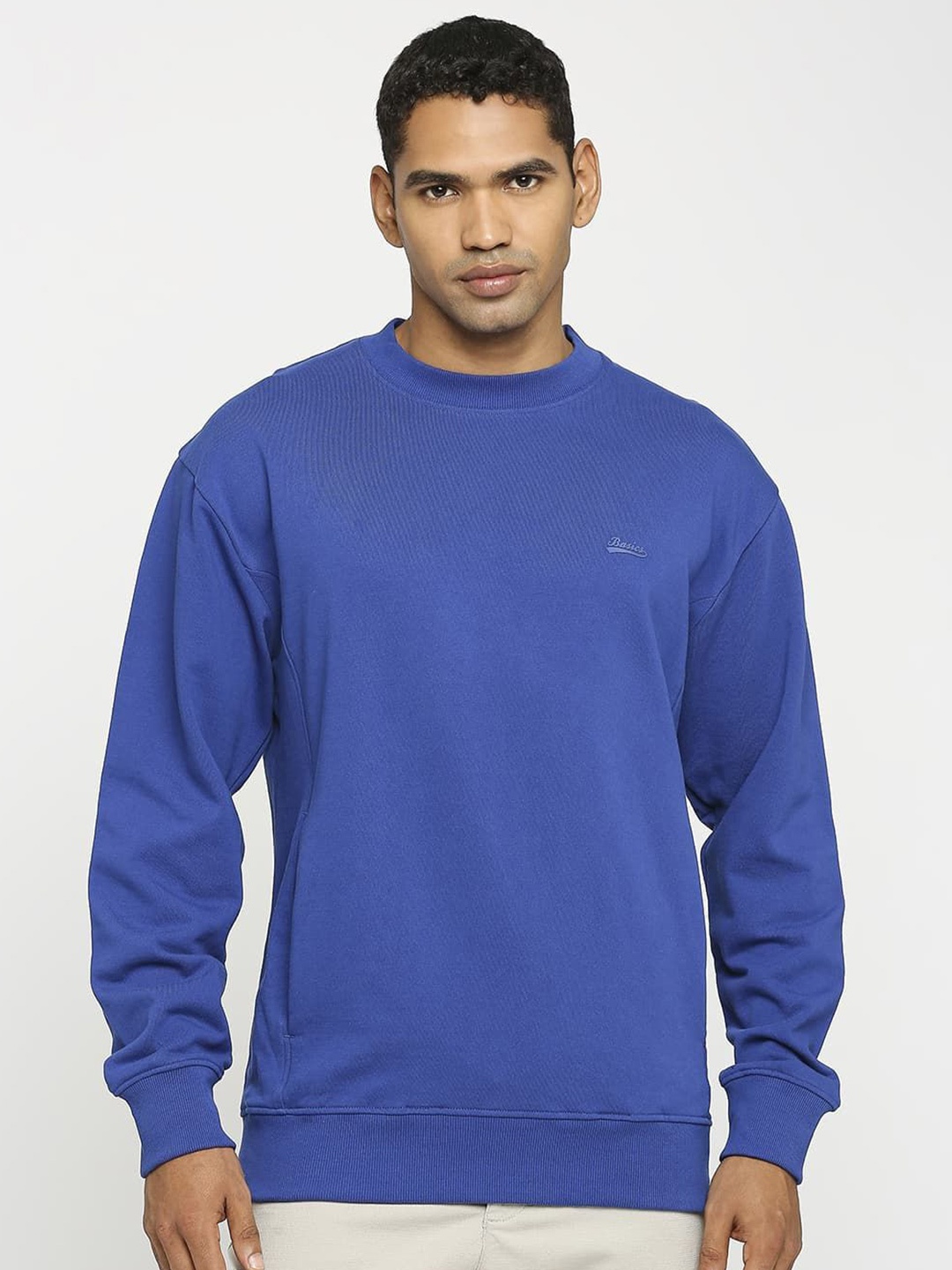 

Basics Men Sweatshirt, Blue