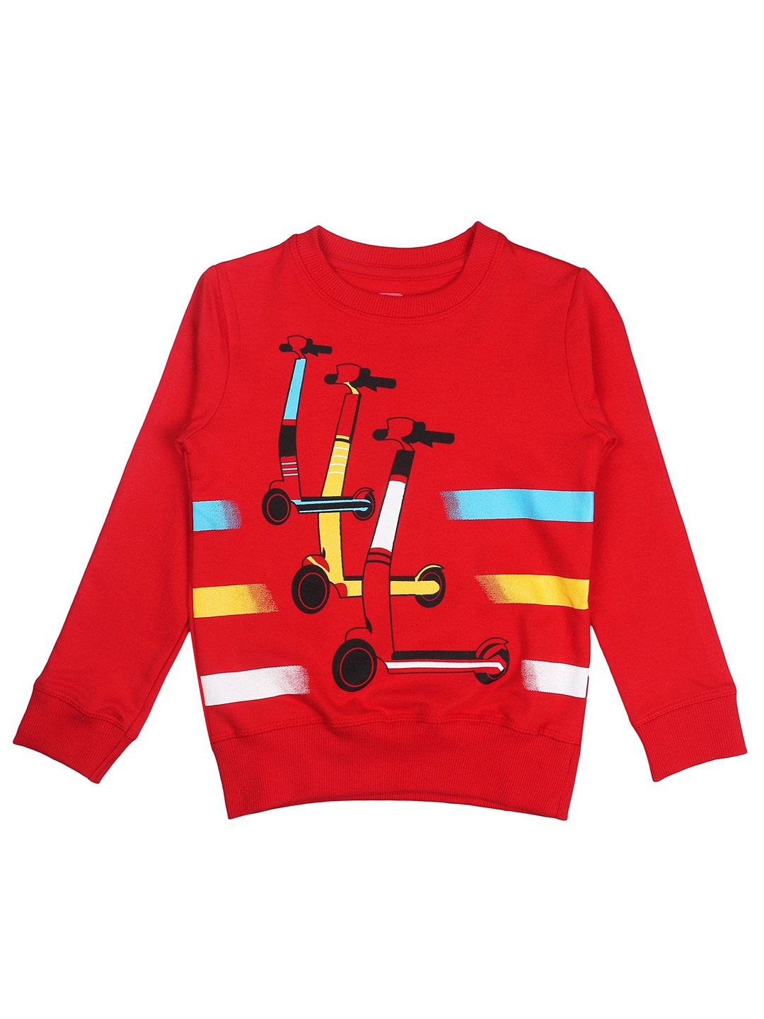 

Arshia Fashions Boys Printed Sweatshirt, Red