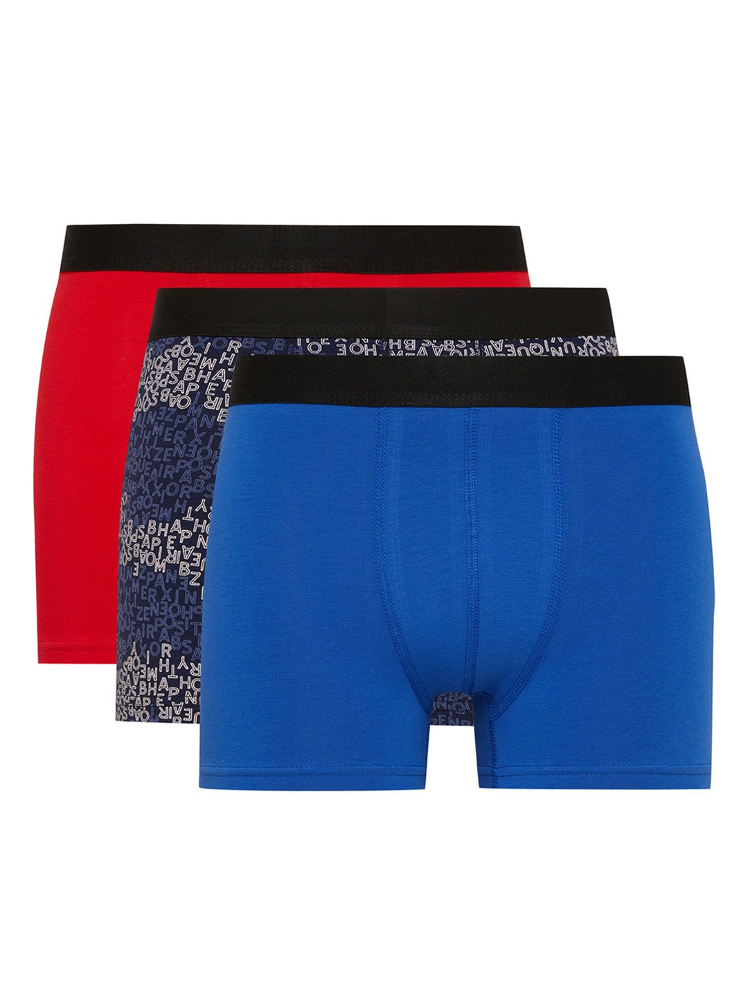 

DeFacto Pack Of 3 Printed Trunk Vanumber-235588606-BE165, Blue