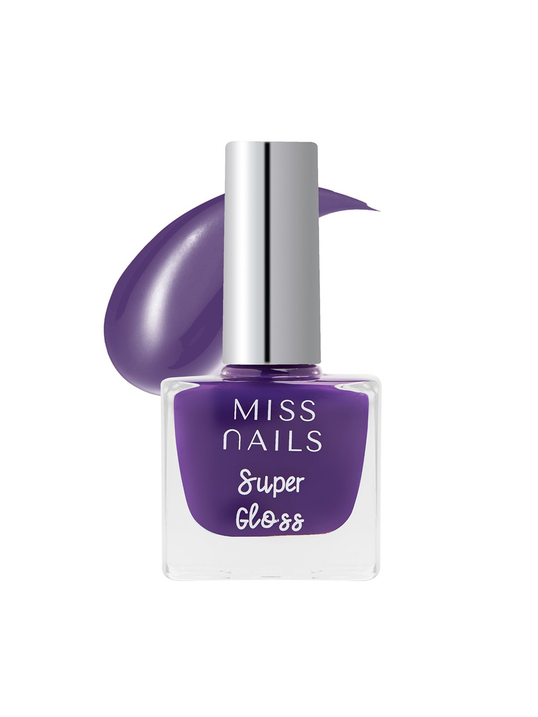 

MISS NAILS Super Gloss Nail Polish- 10 ml- SG34, Purple