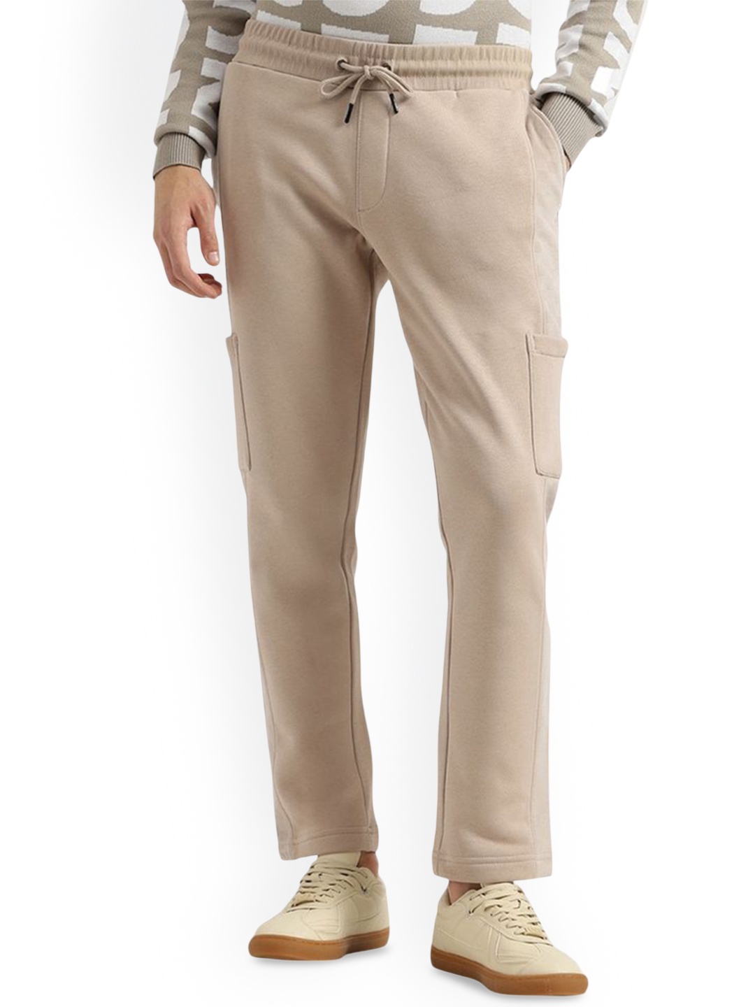 

United Colors of Benetton Men Mid Rise Track Pants, Beige