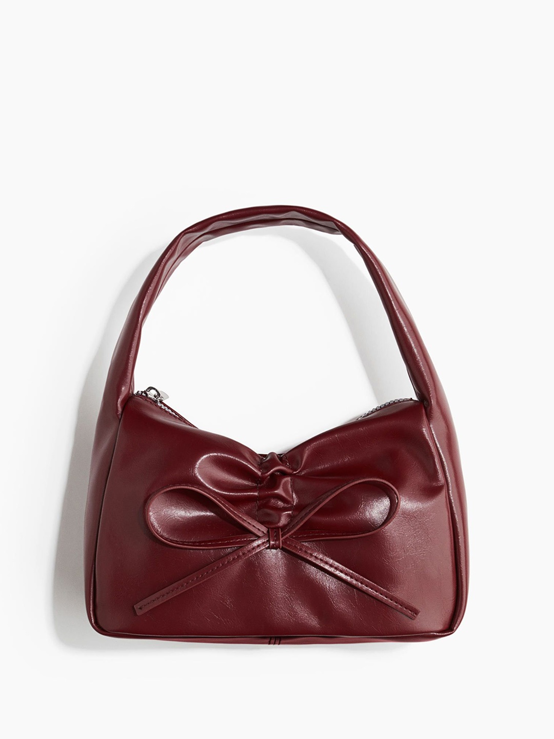 

H&M Bow-Detail Shoulder Bag, Red