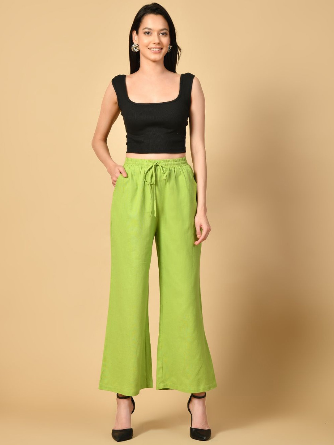 

all about you Women Trousers, Yellow