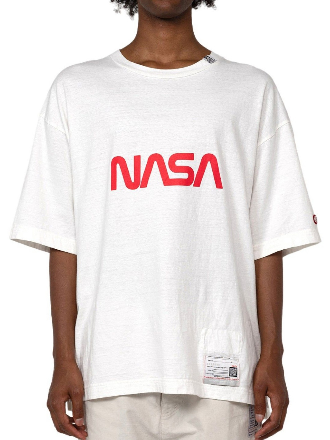 

Maison Mihara Yasuhiro Unisex NASA Printed Tee, White