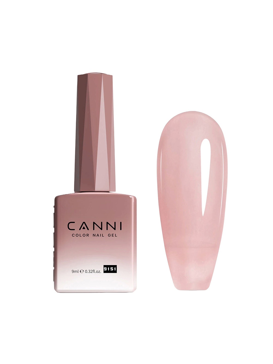 

CANNI Hema Free UV Jelly Color Gel Nail Polish - 9 ml - 9151, Pink