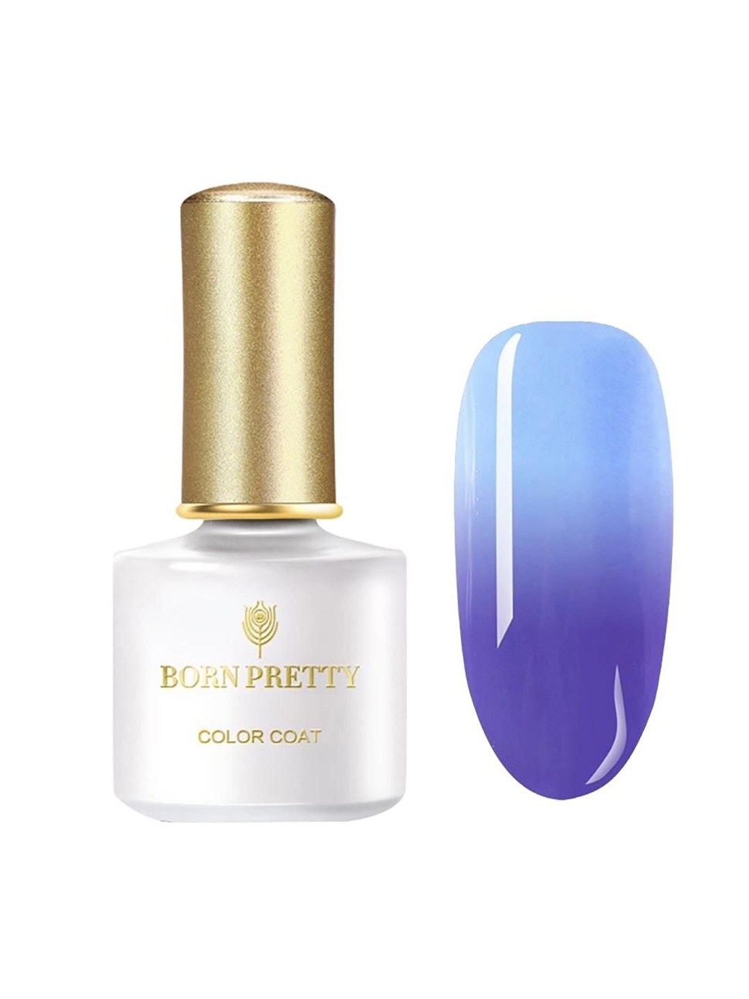 

BORN PRETTY Color Coat Color Changing Gel Nail Polish - 6 ml - TG17, Blue