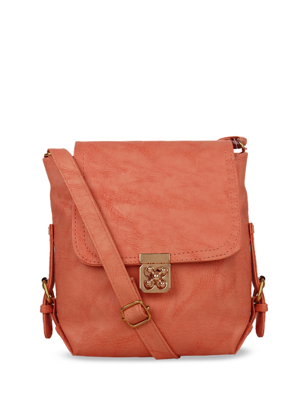 

DressBerry PU Structured Shoulder Bag, Peach